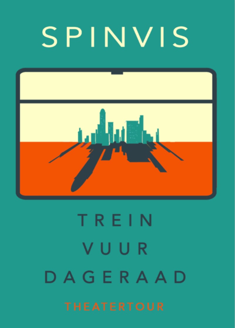 Trein vuur dageraad